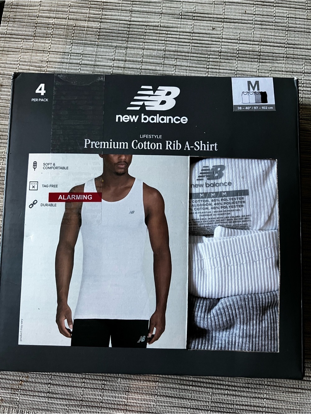 New Balance Rib A-shirt / OPEN BOX LIKE NEW